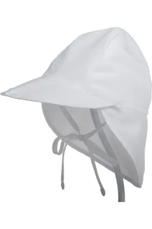 Merkloos Kinderzonnehoed - Pet met klep - Unisex - Baby- en kindermuts - Met nekbescherming - UV-bescherming 50+ - Zomerhoed - Knoopbaar - Hoofddeksel - Bescherming tegen de zon en zonneklep - Outdoor - Ademend mesh - L (Hoofdomtrek 48-54 cm)