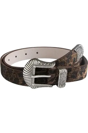 Fashion Favorite Western Riem - Luipaard | Riemlengte 70-90 cm | Furry Imitatieleer |