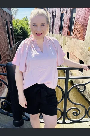 ONLY CARMILUNA S/S SPLIT TOP WVN - Meisjes - Blouses