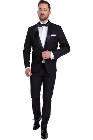 Suitable Smoking Harlem Stretch - Kostuum - Tuxedo Kostuum Heren voor chique Gala - Stretch