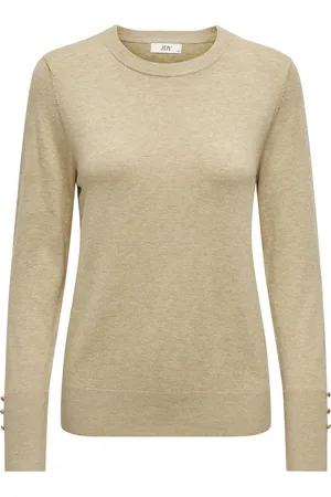 JDY Jacqueline de Yong Trui malou L/s On Button Pullover Knt 15312026 Irish Cream Dames