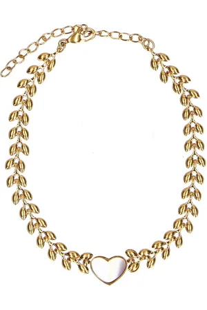 Manfield Dames - Gouden armband met hartjes detail