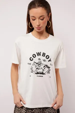 Fluresk T-shirt Marin T Shirt 25zqf15 011 Off White Dames