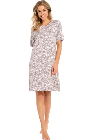 Pastunette Dames Luxe Nightdress 95 cm Donker Paars