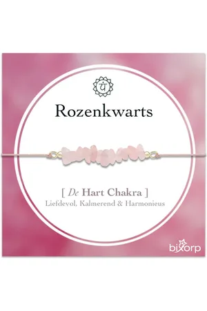 Bixorp Chakra Armband - Edelsteen Armband aan Koord - tot 22cm verstelbaar