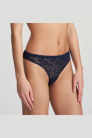 Marie Jo Color Studio Lace String 0621630 Velvet Blue - maat 42