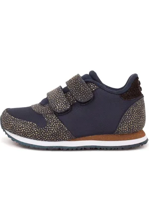 Woden Woden Sandra Pearl Nylon Lage sneakers - Meisjes - Blauw