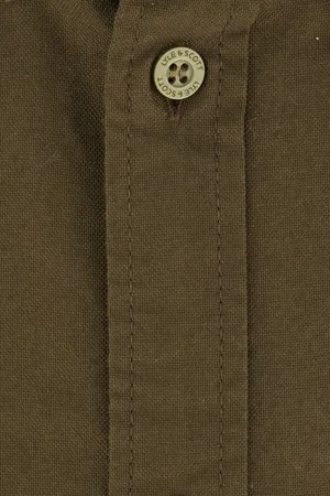Lyle & Scott Overhemd button-down effen Oxford