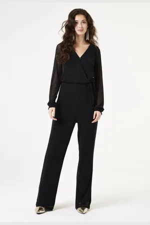 Garcia Dames Jumpsuit Zwart Long mouw