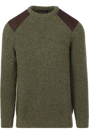 Barbour Trui Raisthorpe Lamswol Olijfgroen