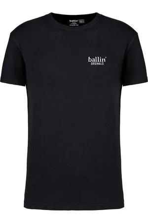 Merkloos Heren Tee SS met Ballin Est. 2013 Backprint Fear Shirt Print -