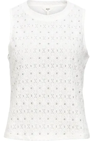 Object Object Top Objlaila S/l Re Tank Top Noos 23046490 Cloud Dancer Dames