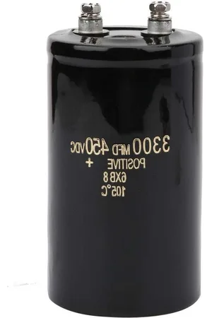 Merkloos Electrolytic Capacitor 450V 3300uf Aluminum Electrolysis Dielectric Bolt Capacitor