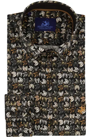 Eden Valley Casual overhemd Regular Fit borstzak