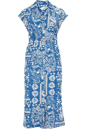 WE Fashion Dames jurk met ceintuur - Curve