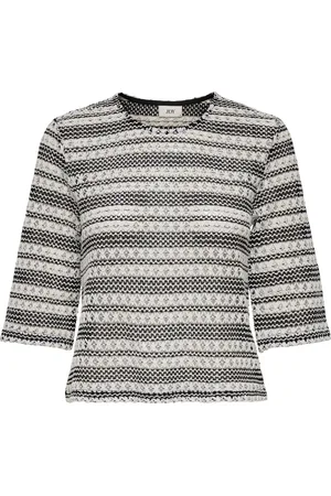JDY ELLY S/S STRIPE TOP JRS - Dames - Blouses