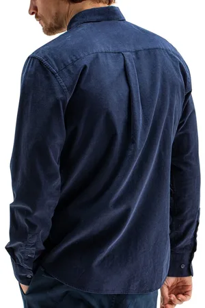 Butcher of Blue Overhemd uni corduroy