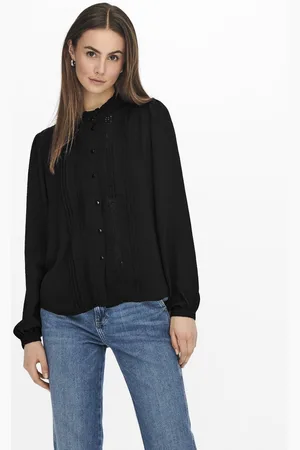 JDY ELLIS L/S LACE SHIRT WVN Dames Blouse