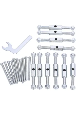 Merkloos Repair Tool Strut Bolt Wrench Wall Switch Repairer Outlet Repair Fixing Kit for 86mm X 86mm Electric Wall Cabinets (86 metal strut)