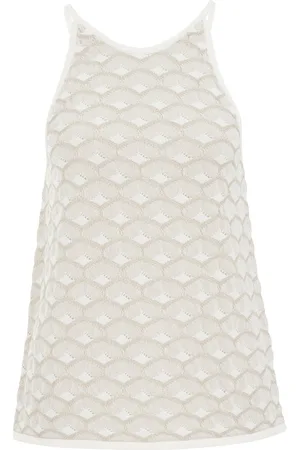 WE Fashion Singlet met structuur