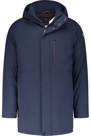 NZA NZA - Donkerblauwe parka met opstaande kraag