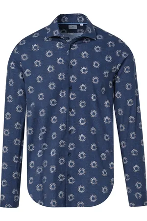 Blue Industry Casual Overhemd Heren lange mouw
