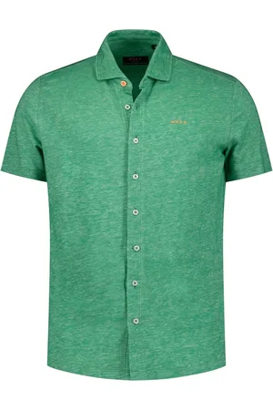 NZA NZA - Overhemd - 25DN593SC - Patrick - 1755 Acid Green Melange