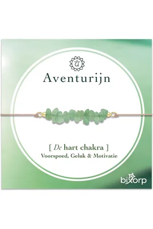 Bixorp Chakra Armband - Edelsteen Armband aan Koord - tot 22cm verstelbaar