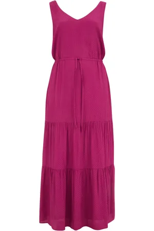WE Fashion Dames jurk met structuur - Curve