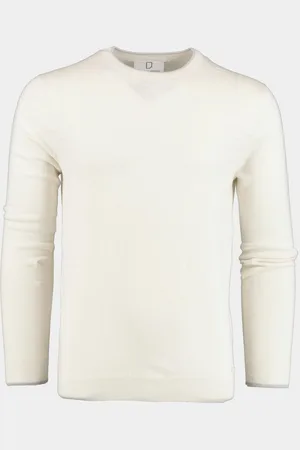 Born with Appetite Pullover Johan R-neck Pullover Flatkni 23105JO11/150 off-white