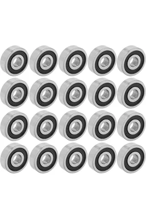 Merkloos 20pcs 625RS Rubber Sealed Deep Groove Ball Bearings 16mmx5mmx5mm - Metaallager