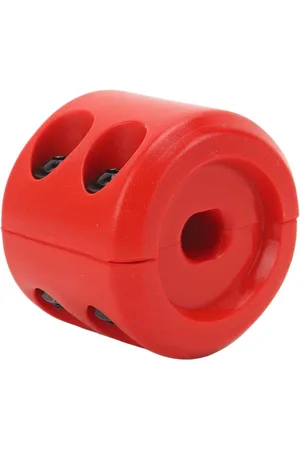Merkloos Oxidation Resistant Winch Cable Hook Stop Rubber Durable for Trucks (Red)