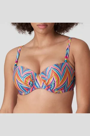 PrimaDonna Kea Voorgevormde Bikini Top 4010816 Rainbow Paradise - maat EU 85F / FR 100F