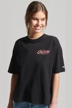 Superdry Dames tshirt Vintage Cali T-shirt