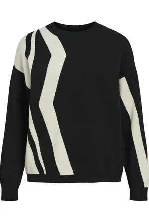 Object Object Objray Lo L/s Knit Pullover Aop Truien & vesten Dames - Sweater - Hoodie - Vest-
