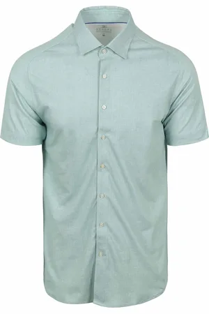 DESOTO Short Sleeve Jersey Overhemd Lichtgroen