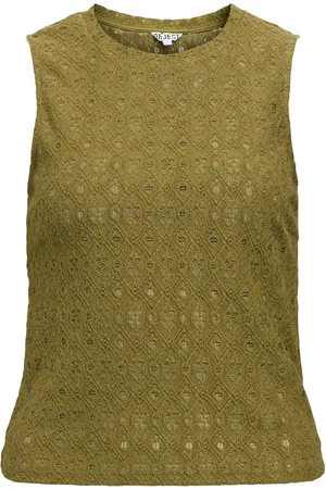 Object Object Top Objlaila S/l Re Tank Top Noos 23046490 Capulet Olive Dames