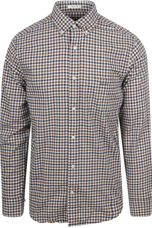 GANT Overhemd Twill Gingham Multicolour - Overhemden Casual