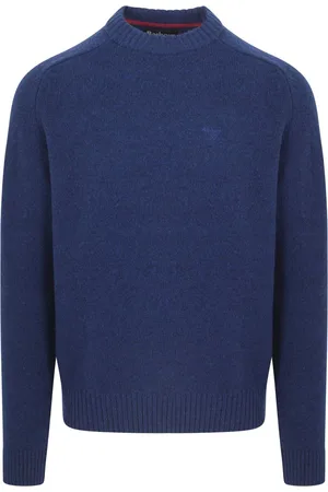 Barbour Grangetown Trui Wol Kobaltblauw