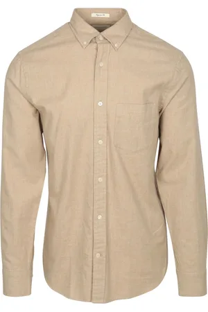 GANT Flanel Overhemd Beige