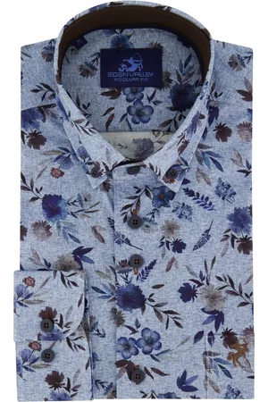 Eden Valley Casual bloemen overhemd Regular Fit