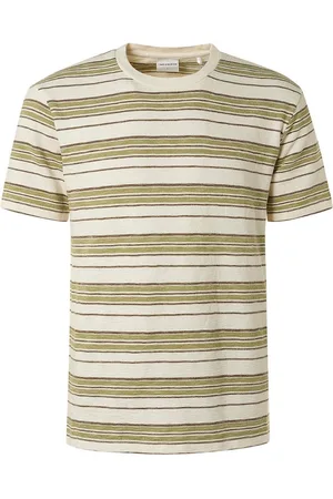 No Excess T-shirt Strepen Creme