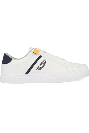 PME Legend™ Heren Sneakers Eclipse White/Denim - Wit