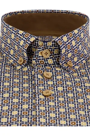 Eden Valley Casual overhemd Regular Fit geel