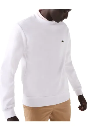 Lacoste Bio Cotton Fleece Crew Sweater Heren