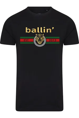 Merkloos Ballin Est. 2013 - Heren Tee SS Tiger Lines Shirt -