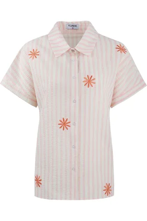 Fluresk Blouse Gwendolyn Blouse 25zfqf05 014232 Sand/piggy Pink Dames
