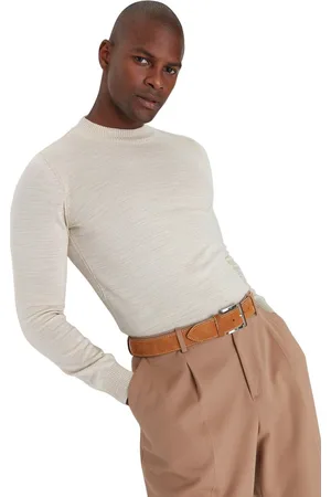 Trendyol Slim Fit Slim Fit Half Turtleneck Basic Trui Tmnaw21Kz0758