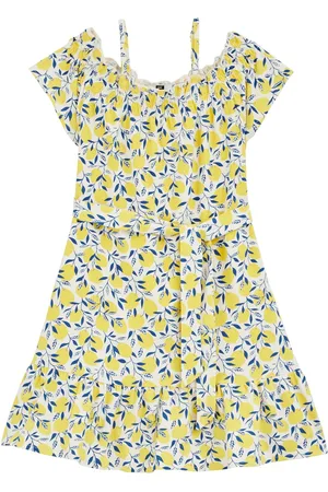 WE Fashion Meisjes jurk met dessin