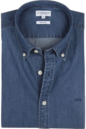 McGregor Overhemd Chambray Indigo